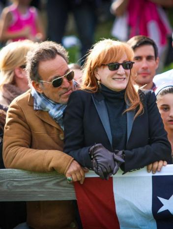 Bruce Springsteen and Patti Scialfa. (Photo: Erin Gilmore)