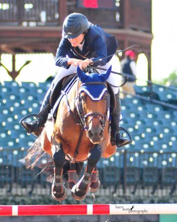 Adult Amateur Individual Gold Medalist Christina Couper aboard Cora. (Photo: Barry Kost Photography)