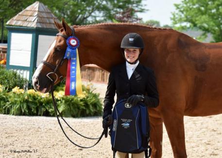 Emma Kurtz and Frederick were awarded the Junior/Amateur-Owner Hunter Grand Championship. 