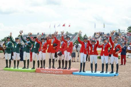 Gold (USA), Silver (CAN) and Bronze (BRA) (Photo: Diana DeRosa)