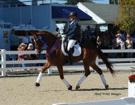 Kim Gentry and Frasier - Young Performance Horse Champion (Photo: Hoof Print Images)