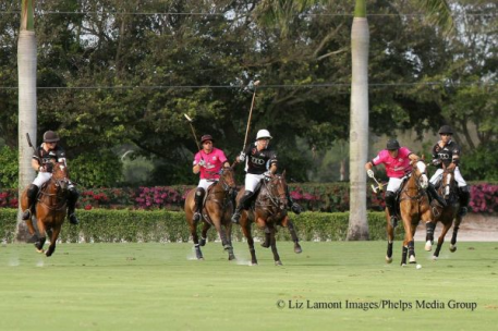 Marc Ganzi, Sterling Giannico, Gonzalito Pieres, Hilario Ulloa and Rodrigo Andrade. Photo: Liz Lamont Images