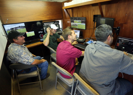 A Horseplay.tv drone gets polo video from a unique perspective. (Photo: David Lominska) 