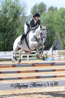 Children's Individual Gold Medalist Isabella Baxter aboard Keystone. (Photo: Flying Horse LTD)
