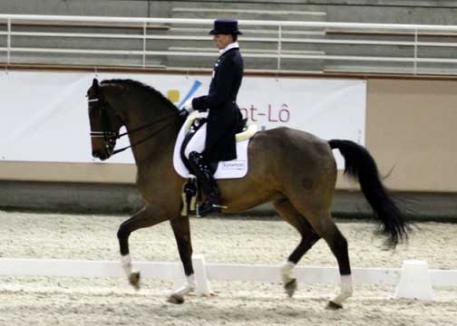 Jean Phillipe Siat and Tarski in the Freestyle with 70.675%