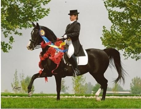 Daugther Quarab KB Jull Fahim+// and trainer Chelsey Sibley