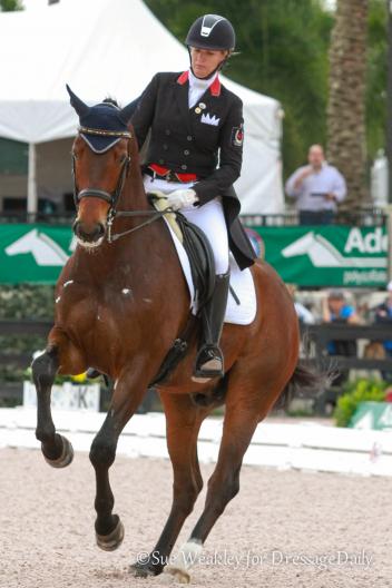 Karen Pavicic nails the pirouettes on Von Primaire.Photo: Sue Weakley