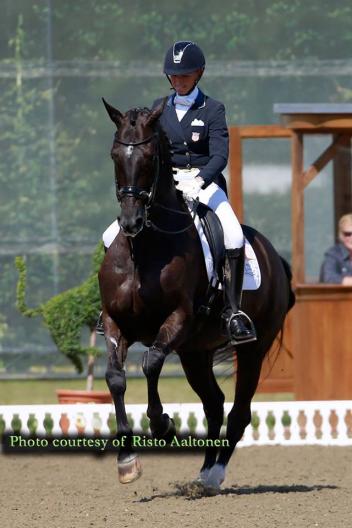 Katherine Bateson Chandler and Alcazar (Photo: Risto Aaltonen)