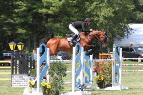 Kevin McCarthy and Vernal, winners of the D & G Ventures Mini Prix. Photo by Anne Gittins