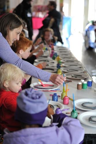 There are a variety of activities at Kids Day. Photo copyright Alden Corrigan.