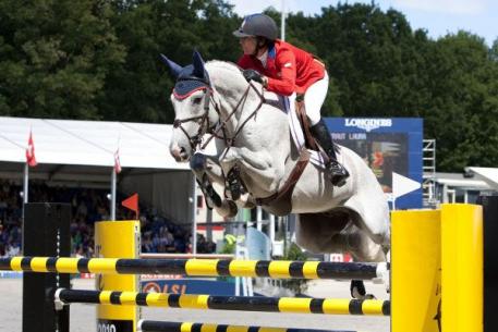 Olympic pair Laura Kraut and Cedric (Photo: Erin Cowgill) 