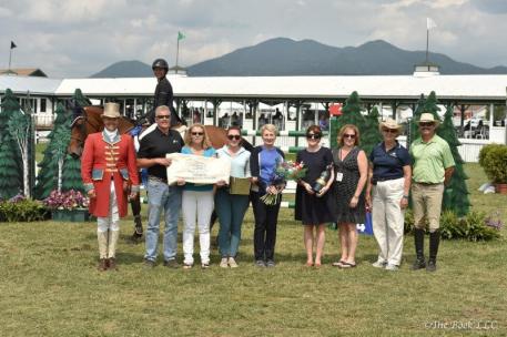 Laura Chapot receives her awards (Photo: The Book LLC)