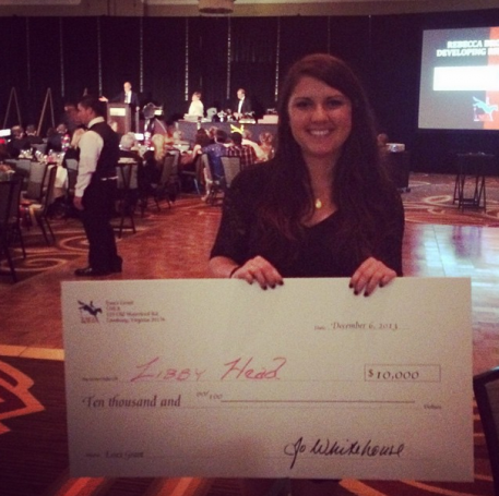  Libby Head wins the Essex Grant! Photo via EN’s Instagram.