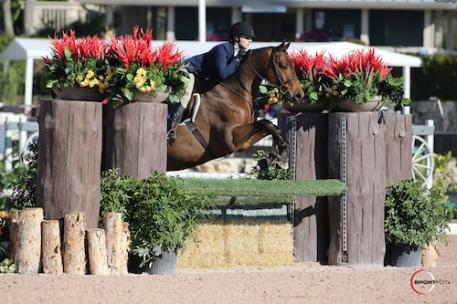Megan McCann and First Look. Photo © Sportfot, An Official Photographer of the Winter Equestrian Festival, us.sportfot.com.