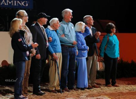 Parry Thomas is honored at Wizard's retirement ceremony (Photo:(c) McCool Photography)