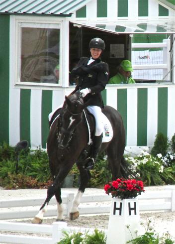 Philippa Johnson-Dwyer on Verdi represents RSA at the 2014 Alltech FEI World Equestrian Games.
