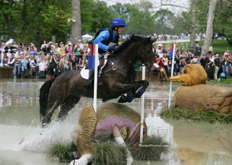 Phillip Dutton jumping Mighty Nice at the 2012 Rolex Kentucky Three-Day Event