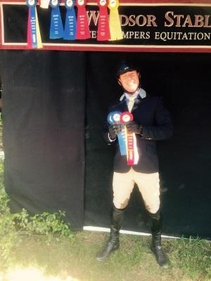 Robb Peters celebrates his wins