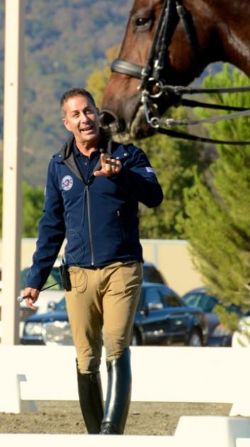 U.S. Chef d’Equipe/Technical Advisor Robert Dover. Photo by Kelly Sanchez