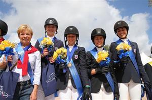 The winning U.S. Child Riders Team (Sportfot)