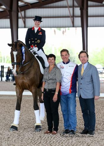 Laura Tomlinson and Unique in their winning presentation