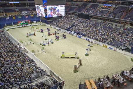The NHL, NBA and rock stars step aside while 1,200 tons of dirt fill the center ring of Verizon Center making way for thrilling world class competition. Photo copyright Rex Reed.