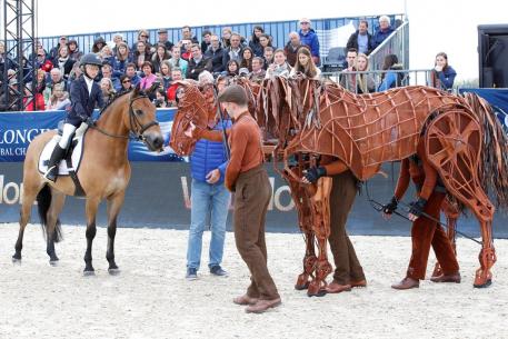 Warhorse visits the Longines Global Champions Tour of Antwerp.  Photo: Stefano Grasso / LGCT