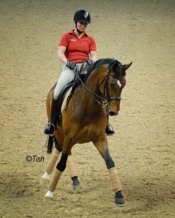 Two-time World Cup™ Champion Isabell Werth of Germany riding El Santo - (c) Tish Quirk