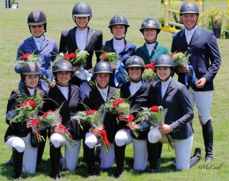 The 2015 Zone 10 Young Rider and Junior Rider Teams. Photo by McCool