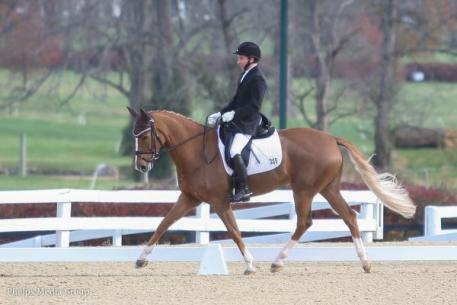 Mike Suchanek and Leatherdale Farms' Fleur de Lis L at the US Dressage Finals