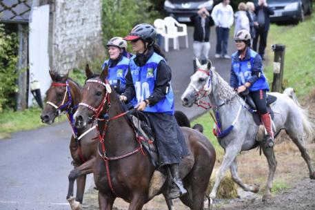 Leanna Marchant and Samsons Fire making their way through the trails. Photo by Diana DeRosa