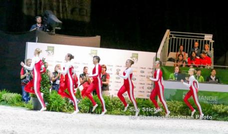 The Canadian Vaulting Team competed as a squad for the first time in history on September 2 at the Alltech FEI World Equestrian Games in Normandy, FRA.   Photo Credit: Sue Stickle for Shannon Brinkman Photography