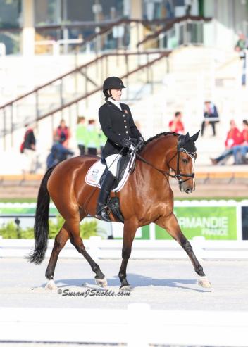 Rebecca Hart and Schroeter's Romani. Photo copyright SusanJStickle.com