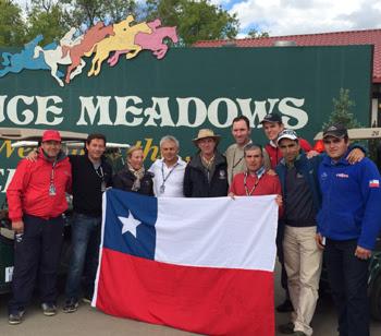 The Chilean Show Jumping Team for the 2015 Pan American Games