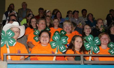 An area 4H group attended Barn Night at the National Horse Show in 2013. Photo by Kendall Bierer
