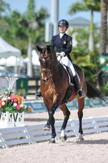 Belinda Trussell and her Games partner Anton. Photo by Susan J Stickle