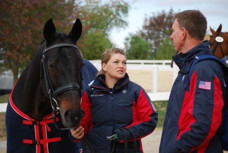 Adequan® has long supported U.S. Para-Dressage. Allyn Mann with Grade IV rider Susan Treabess at the 2010 Alltech/World Equestrian Games. (Photo: Scott Stanley)