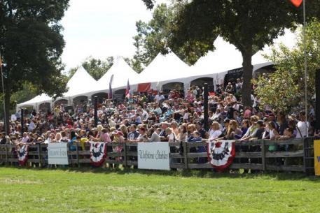 Part of the huge crowd that enjoyed last year's American Gold Cup at beautiful Old Salem Farm.