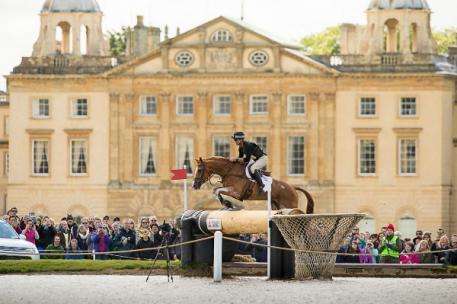 Andrew Nicholson (NZL) and Nereo retain their lead after a perfectly judged Cross Country round at the Mitsubishi Motors Badminton Horse Trials, fourth leg of the FEI Classics™ 2014/2015. (Jon Stroud/FEI)