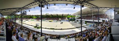 The Deutsche Bank Stadium, where the dressage competitions are staged (Photo: CHIO Aachen/Andreas Steindl)