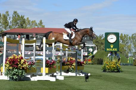 Canadian rider Eric Lamaze who has already qualified for the “CP ‘International’, presented by Rolex” on Sunday