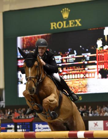 Roger Yves Bost, winner of two qualifiers for the “Rolex Grand Prix” at the CHI Geneva 2015