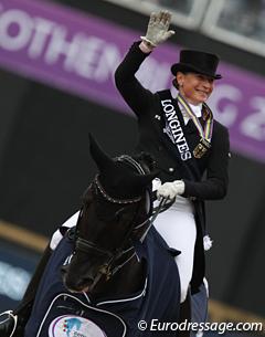 Isabell Werth is the 2017 European Dressage Champion (Photo: Eurodressage)