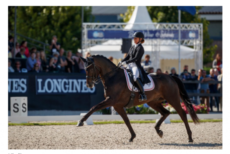 Danish Anne Troensegaard and the Trakehner Kipling