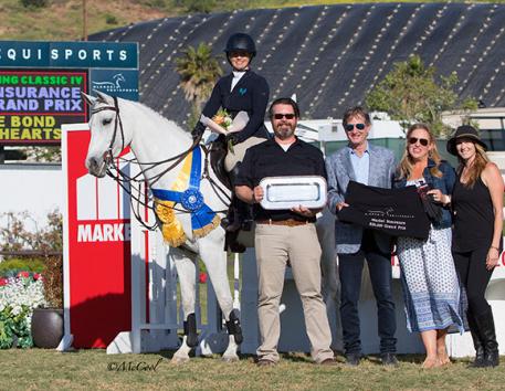 Ashlee Bond and Cornancer (in place of Ace of Hearts) with Brandon Seger of Markel, Robert Ridland, Melissa Brandes and Ashlee McGee of Heritage Bloom