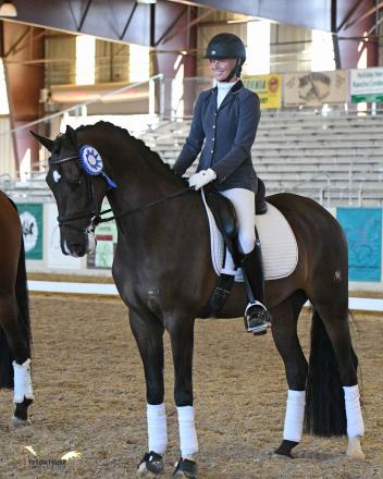 Ashlyn de Groot and U.S.-bred KWPN gelding Impression DG were crowned 2017 champions of the CDS Four-Year-Old Open Futurity.
