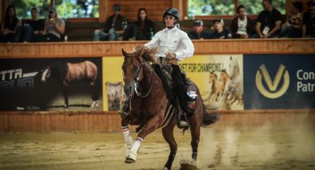  France's Axel Pesek and Uncle Sparky took the World Young Rider title in style
