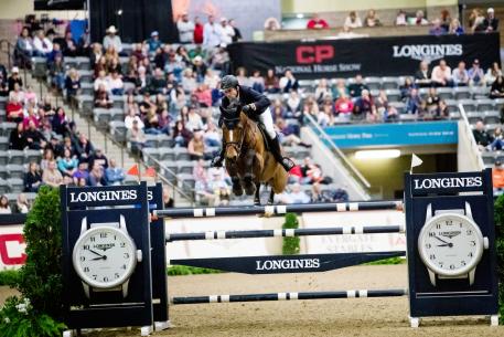 Third placed was Beat Mandli SUI riding "Dsarie" Longines FEi World Cup™ NAL Lexington KY 
