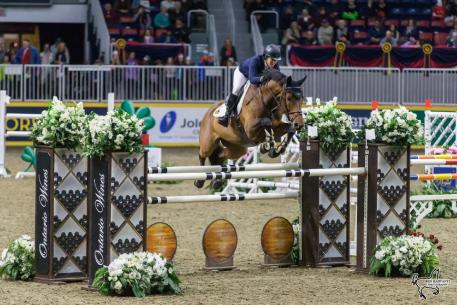 Four-time U.S. Olympic medalist Beezie Madden (USA) won the $35,000 Brickenden Trophy riding Coach on Thursday, November 9, at the CSI4*-W Royal Horse Show in Toronto, ON
