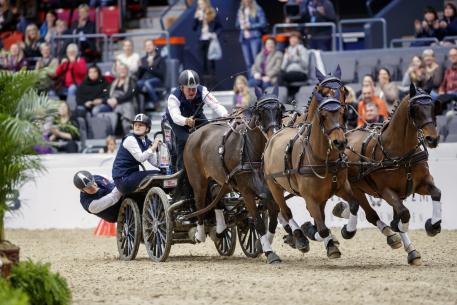 Boyd Exell on his way to his seventh FEI World Cup™ Driving title